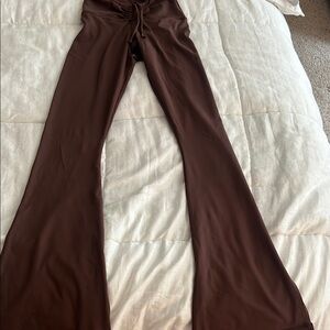 Brown Flared leggings